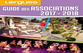 guide Des Associations 2017 - 2018 - Site Officiel De La ... · Cours de chant, guitare, piano - Eveil musicale dès 3ans - Ensemble Gospel. Présidence : M. Cyril KINDERVATER Tél.