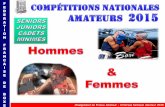 Championnat de France Amateur Critérium National Amateur 2015 · CATEGORIES DE POIDS ET D’AGE 25 Championnat de France Amateur – Critérium National Amateur 2014-2015 46 - 49