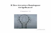Electrotechnique triphasé · Chapitre 11 Page 11 - 6 11.4 Récepteur triphasé équilibré couplé en étoile 11.4.1 Relation entre courants de ligne et courants de phase Il n’y