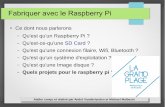 Fabriquer avec un Raspberry Pi - Médiathèque de Roubaix · Fabriquer son Raspberry Ce dont nous ne parlerons pas ? – De l'empreinte écologique de nos outils – De la multiplication
