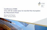 Conférence ICMA Une clef de voûte pour le marché Pan ...©sentation du Guide Européen et du Programme du PEPP Joint Committee Nicholas Pfaff Senior Director, Market Practice and