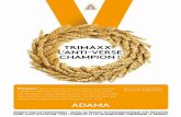 TRIMAXX L’ANTI-VERSE CHAMPION - adama.com · 60 jours - max BBCH 69 2 0,25 L/ha FÉVEROLE Dose L/ha Stade application Application unique 0,5 floraison BBCH 61 à 67 TRITICALE, SEIGLE