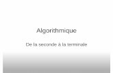 Atelier Algorithmique JAP - ac-strasbourg.fr · L’algorithmique dans les programmes Des objectifs communs aux trois niveaux Instructions élémentaires (affectation, calcul, entrée,