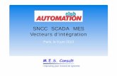 SNCC SCADA MES Vecteurs d’intégration · Honeywell TDC 2000 Conférence du 6 juin 2013 - Paris . 5 Situation en place ... • Interface Homme-Machine orienté analyse Intégration