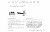 Proline Promass 80F, 83F - Vikat Ekinox · Instrument de mesure multivariable pour les liquides et gaz ... PROFIBUS DP/PA, ... (proportionnel à la différence de phas e entre deux