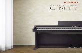 DIGITAL PIANO CN17 - kawai-global.com · du piano à queue d’origine, offrant aux pianistes un niveau ... grâce à une collection d’études de Beyer, Burgmüller, Czerny et Alfred.