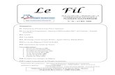 Le Fil n°18 – Mars 2008 - Bienvenue sur le site de la ...cnps.plongeesouterraine.org/uploads/FICHIERS/PUBLICATIONS/LE FIL... · Le Fil BULLETIN DE LIAISON DE LA COMMISSION NATIONALE