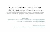 une Histoire De La Littérature Française - Users.skynet.beusers.skynet.be/fralica/refer/theorie/annex/histlitter/hlf.pdf · Les auteurs puisent dans un univers de convention qui