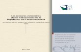 Les mesures volontaires visant l'observation de la ... 1998 Rapport établi pour la Commission de coopération environnementale dans le cadre de son Programme de coopération en matière