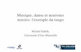 Musique, danse et neurones miroirs: l'exemple du tango · Musique, danse et neurones miroirs: l'exemple du tango Michel Habib, Université d'Aix-Marseille