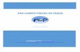 PAX CHRISTI PIECES OF PEACE · a aujourd’hui comme mission de travailler à la ... Etrangères de Paris d'envoyer des missionnaires ... le diocèse de Suwon - près de la capitale