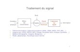 Traitement du signal - luc.fety.free.frluc.fety.free.fr/ELE102/2012-2013/Traitement du signal.pdf · • Méthodes et techniques de traitement du signal, J.MAX (Masson) ; • Traitement