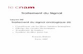 Traitement du Signal - math.u-psud.fr fdubois/cours/signal-97/traitement... · PDF fileTraitement du Signal Leçon 02 Traitement du signal analogique (ii) Complément sur les ltres