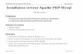 Installation serveur Apache-PHP-Mysql inst-serverset ... · •server name: vous pouvez mettre ici soit le nom complet de la machine (eg ... Le serveur Web Apache inst-serverset-13