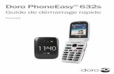 Doro PhoneEasy 632s - Accueil · Un téléphone qui est élégant et facile à utiliser. Appréciez la fonction e-mails, la messagerie vidéo, les mémoires
