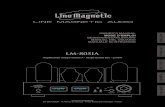 LM-805IA - line-magnetic.eu · 1x Amplificateur LM-805IA 2x Fusibles 1x Cordon d’alimentation détachâble 1x Télécommande 1x Manuel d’utilisation IMPORTANT Veillez à mettre