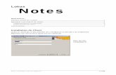 lotus Notes - Oandreau.free.froandreau.free.fr/supports/notes.pdf · 3 / 10 Premier Lancement de Notes Lors du premier lancement il vous faut configurer le client Notes Choisissez