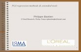 PLS regression methods & extended toolsirma.math.unistra.fr/~fbertran/PLS_17122010_Bastien.pdf · Philippe Bastien L’Oreal Research, Clichy, France ... Méthode de Lanczos (1950)