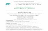 16e CONFÉRENCE DE CONSENSUS - Infectiologie · 16e Conférence de Consensus en Thérapeutique Anti-Infectieuse Borréliose de Lyme : démarches diagnostiques, thérapeutiques et