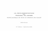 la Réglementation Du Travail Au Bénin (2nd. Ed.)library.fes.de/pdf-files/bueros/benin/03991.pdf · 5 LA REGLEMENTATION DU TRAVAIL AU BENIN b) Les syndicats..... c) Le conseiller