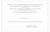 Mémoire des copropriétaires / consommateurs et des ... Copro Quebec 19-07-13.pdf · Mémoire des copropriétaires / consommateurs et des syndicats de copropriété du Québec en