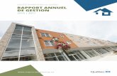 Société d’habitation du Québec RappoRt annuel De gestion · Programme favorisant l’accession à la propriété et la ... Nous vous présentons le rapport annuel de gestion