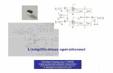 L’amplificateur opérationnel - Les cours d ...genelaix.free.fr/IMG/pdf/AOP_diaporama.pdf · Institut d'Electronique du Solide et des Systèmes ... Extrait du cours du Prof. Greg
