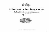 Livret de leçons - Maths Douvillemathsdouville.e-monsite.com/medias/files/livret-de-lecons-de-4e... · 1,3 km3 = 1 300 hm3 86 000 L = 86 m3 62,71 cm3 = 62 710 mm3 km hm dam m dm