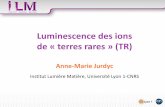 luminescence Des Ions De « Terres Rares » (tr) Jurdyc.pdf · xc7 1606.82292 ±0.80378 w7 40.1521 ±1.01704) Longueur d'onde (nm) ... V.G. Truong, et al Phys. Rev. B 74, 184103 (2006)