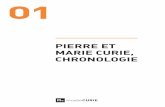 pierre Et Marie Curie, Chronologiemusee.curie.fr/media/files/01_Pierre et Marie Curie, chronologie.pdf · usées, un poêle en fonte dont le chauffage était très insuffisant et