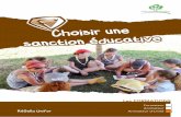 Les FORMATIONS - guides.be · 2 RéSeAu - Choisir une sanction éducative GCB S’intégrer chez les Nutons (5-7 ans) Être Nuton, c’est faire ses premiers pas dans un groupe et