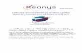 STD KEONYS Le Bourget Juin 2017 - Fabrication … THE DATE Le Bourget : Keonys présente ses dernières actualités autour de la transformation industrielle au SIAE 2017 Keonys –