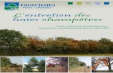 l’ Entretien Des Haies Champêtres · P. 2 Guide "Entretien des haies champêtres" - Prom’Haies Poitou-Charentes Edito La haie champêtre est indispensable car elle répond à
