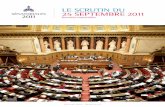 Le scrutin du 25 septembre 2011 - senat.fr .Caract©ristiques du scrutin s©natorial et circonscriptions