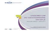 VADEMECUM DU GESTIONNAIRE EN EPLEmedia.education.gouv.fr/file/publications/21/2/vademecum... · Vademecum du gestionnaire en Eple – 2011 Ministère de l’Education nationale --