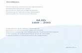 1 1Frontpag 805 - Home - Rotamec Engineering Solutionsrotamec.com/wp-content/uploads/2017/08/MJB-Generator.pdf · MJB 160 - 200 Instructions and ... - The full code number of the