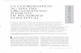 LA COORDINATION ORGANISATIONS: ÉLÉMENTS … et al.(1976) font, de leur coté, l’hypothèse que, dans une unité de travail, le recours aux modes de coor-dination impersonnel (règles