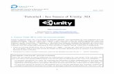Tutoriel : les bases d’Unity 3D - Laboratoire de Recherche …cfleury/teaching/et5-info/RVI-2016/...scripts en C# car ce langage est plus proche du Java que vous connaissez probablement