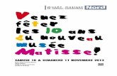 2012 est une année « anniversaire » pour le musée ... · Matisse qui célèbre les dix ans de sa réouverture et ses 60 ans de ... Béla Bartok, Danses roumaines pour violon et