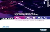 API 675 XL XL B XL C - Techniques Des Fluides : Pompes ... · API 675 XL XL B XL C MeteringPumps ... B - XL C API 675 ... PP-PP11-PP32 XL 15.50 40 63 12 15 0,371/2” BSPF DN15-PN16