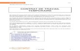 CONTRAT DE TRAVAIL TEMPORAIRE - ses-interim.comses-interim.com/html/images/CTT.pdf · Si l'ETT ne respecte pas ces formalités, le CTT sort du champ d'application de la législation