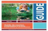 | GUIDE DE SOUTIEN - aqpere.qc.ca€¦ · | GUIDE DE SOUTIEN ii Introduction Dans le but de soutenir les interventions du Comité d’action et de concertation en environnement (CACE),