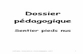 Dossier pédagogique - Forêt'Vasion - Parc d'Aventureªt’vasion – Sentier pieds nus – Dossier pédagogique – cycle 3 8 Fiche 5 : L’ouïe Définition : L’ouïe est le sens