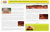 ÉCOLE DE YOGA SATYANANDA - bijayogashram.net · ÉCOLE DE YOGA SATYANANDA ... faire du yoga de Satyananda.» DES NOUVELLES DE L’INDE Swami Paramatma parcourt en ce moment l’état