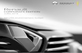 Renault · 2 La gamme CORPORATE EDITION Bénéficiez du savoir-faire de nos équipes dans le réseau Renault. Elles sauront vous conseiller en fonction de vos besoins ...
