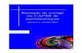 Exemple de corrigé du CAPES de mathématiquesirem.univ-reunion.fr/IMG/pdf/2015_capes_ep1_corrige.pdf · Session 2015 Un corrigé du CAPES de mathématiques Épreuve 1 II. 1. Pour