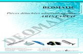 Pièces détachées adaptables pour: ARISTARCOdeomatic.be/webshop/DEOM_Sp_Aristarco WZ.pdf · Adaptables pour Aristarco A Pièces détachées adaptables pour: ... Project p28.E/EM,