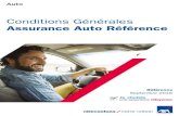 Conditions Générales Assurance Auto Référence · Les garanties automobiles en bref ... (CRM) dite aussi bonus ... Les renseignements qui figurent dans le questionnaire de déclaration