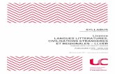 Licence LANGUES LITTERATURES, CIVILISATIONS … · (Mis à jour en juin 2017 - sous réserve de ... S’exprimer avec justesse en français Compétences (RNCP) Pratique de la traduction