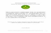 REPUBLIQUE ISLAMIQUE DE MAURITANIE - …tbinternet.ohchr.org/Treaties/CEDAW/Shared Documents/MRT...Déclaration liminaire du rapport om iné de la Mauritanie relatif à la mise en